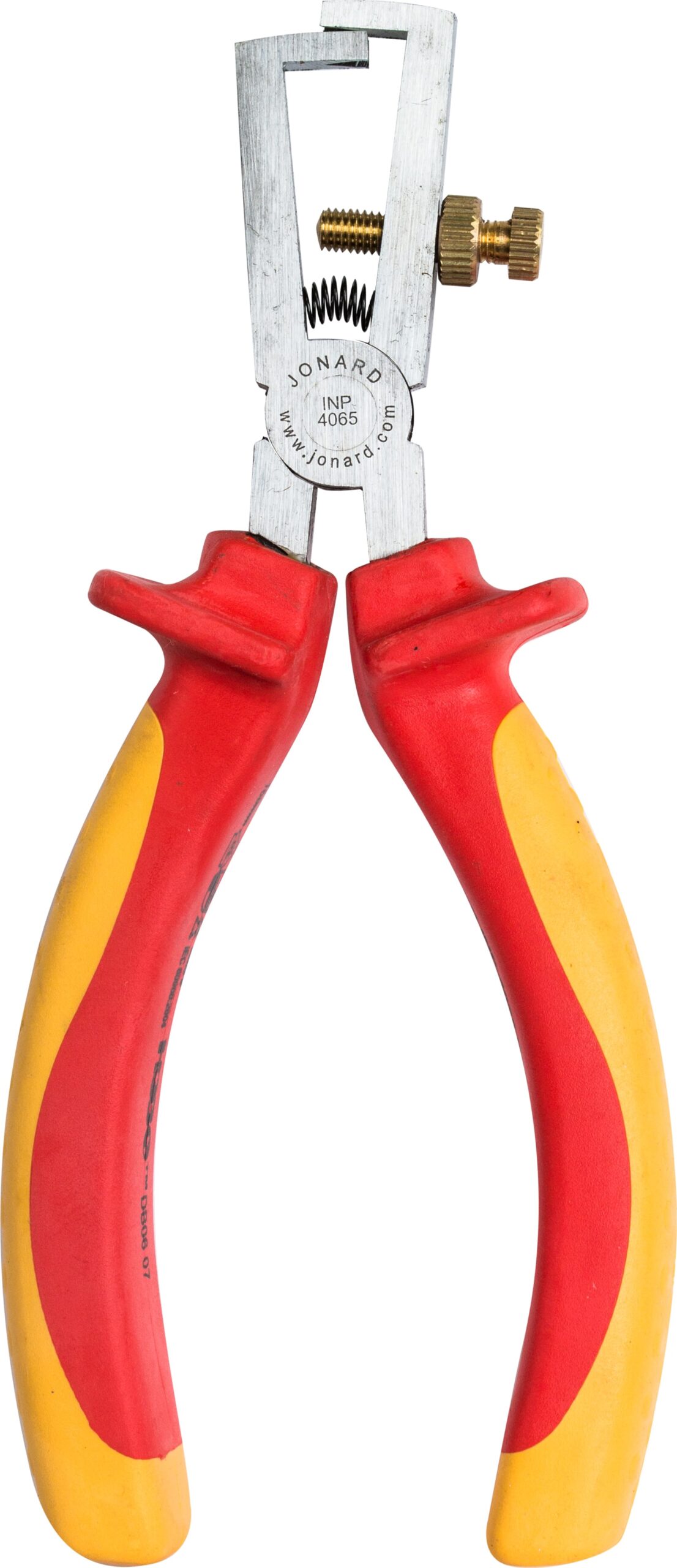 Jonard INP-4065 - Wire Stripper, 6 1/2' Insulated, Chrome Vanadium Steel, 10,000 VAC