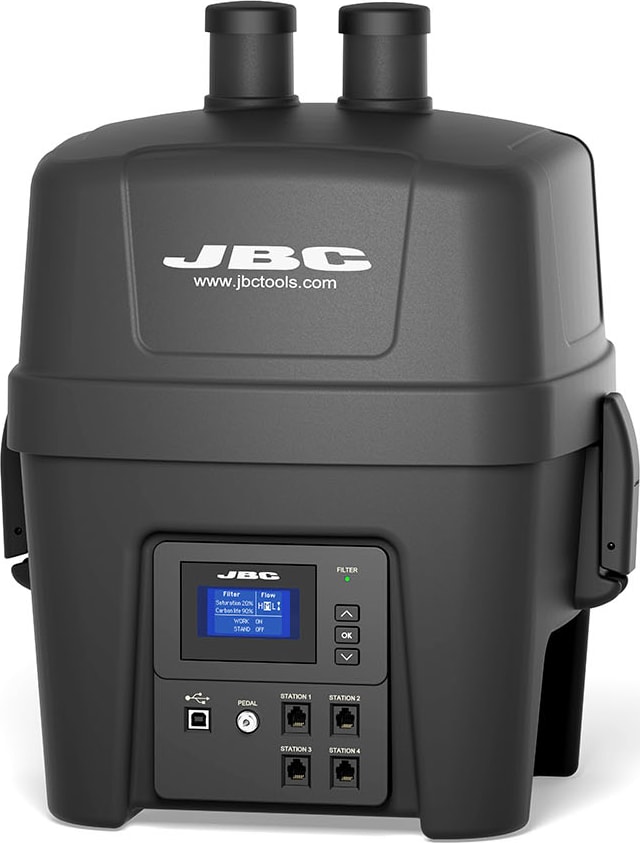 JBC FAE1-2B - Fume Extractor (Hoses / Nozzles Sold Separately), 230 VOLT VERSION