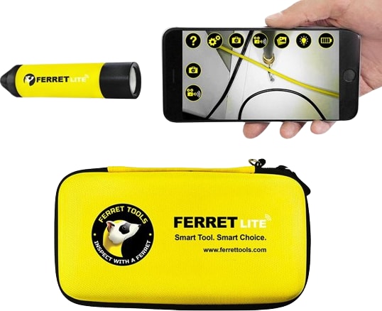 Jonard Tools CF-100 - Ferret Lite - Multipurpose Wireless Inspection Camera & Cable Pulling Tool