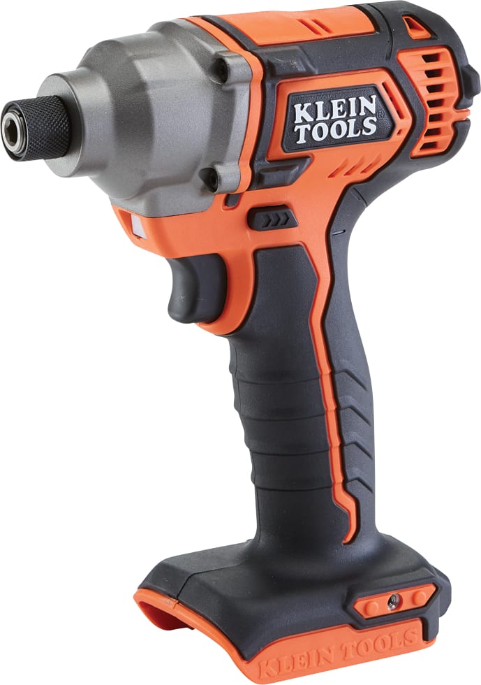 Klein Tools BAT20CD - Battery-Operated Compact Impact Driver, 1/4-Inch Hex Drive, Tool Only