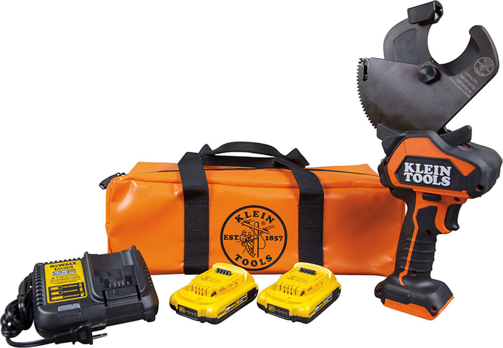 Klein Tools BAT20-G7 Battery-Operated Cu/Al Open-Jaw Cable Cutter