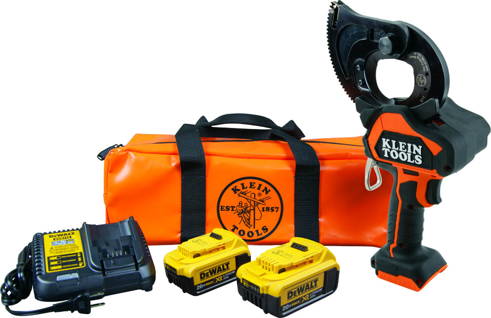 Klein Tools BAT20GD14H Battery-Operated EHS Closed-Jaw Cutter, 4 Ah