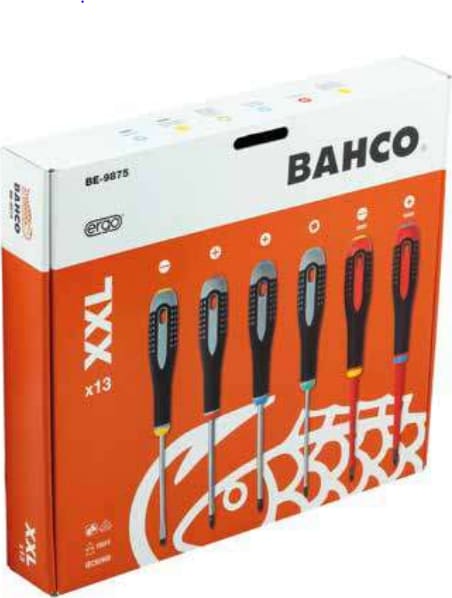 Lindstrom BAHBE-9875 - 13 Pcs XXL Ergo Screwdriver