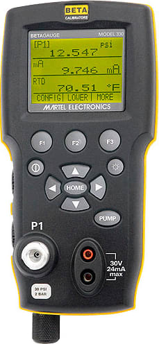 Martel BetaGauge 330-300e with 300 psi integral ELECTRIC pump pressure calibrator