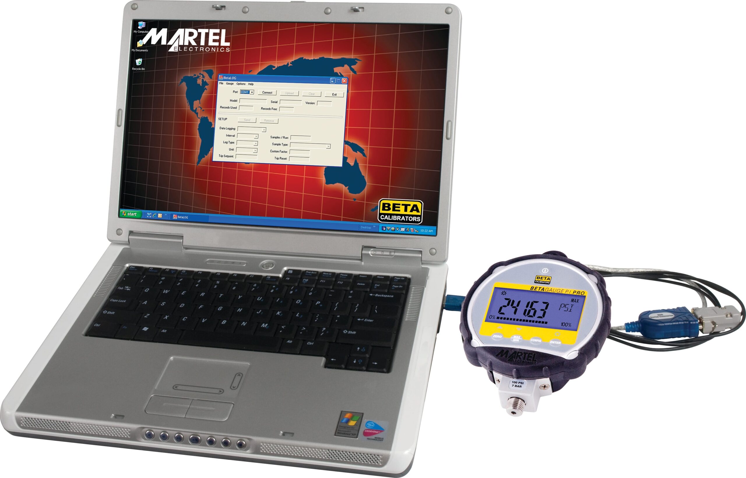 Martel Electronics BetaLOG Data Logging Software