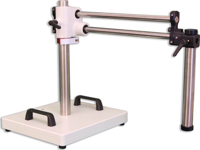 Meiji Techno BAS-1 - Heavy Duty Dual Boom Stand with 32mm Dropdown for RZ Series