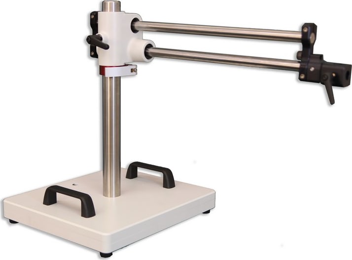 Meiji Techno BAS-3 - Heavy Duty Dual Boom Stand with 5/8 Bonder Pin Holder for EM Series