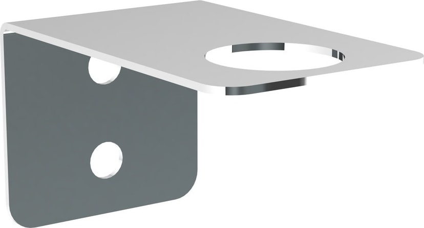 Metro BCS - Super Erecta Wall Mount Intermediate Post Bracket, Chrome, 2'W x 3.25'D x 1.875'H