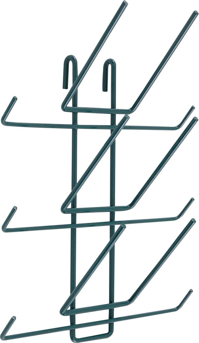 Metro BH6K3 - SmartWall 6-Prong Bottle Holder, Metroseal Green Epoxy
