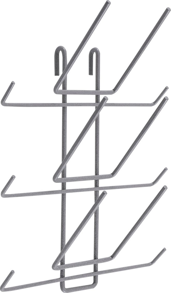 Metro BH6K4 - SmartWall 6-Prong Bottle Holder, Metroseal Gray Epoxy
