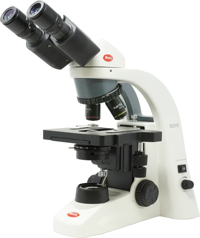 Motic BA210S LED BINO W/O 100 - Binocular Microscope with LED Illumination, Without 100X Objective