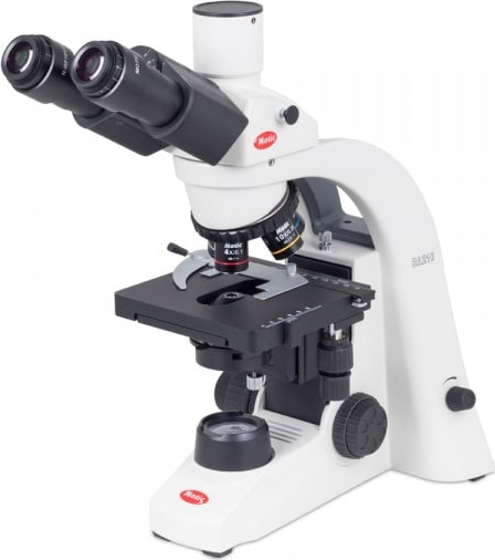 Motic BA210S LED TRI W/O 100 - Trinocular Microscope with LED Illumination, Without 100X Objective