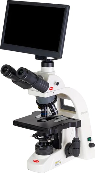 Motic BA310E LED TRINO BMH4000 - Trinocular Biological Microscope and Moticam BMH4000 Bundle