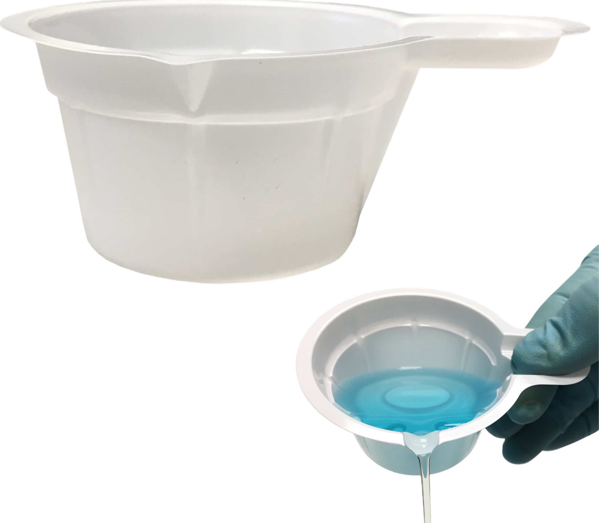 MTC Bio B6602-W - Weigh Boat for Liquids w/ Handle and Spout, 40ml, 500/Pack