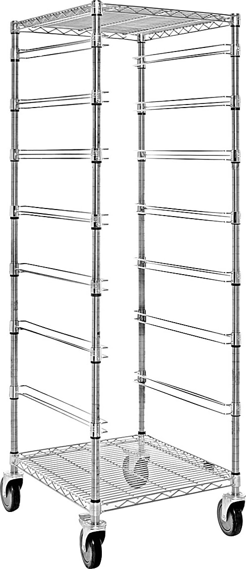 Quantum Storage BC212469M - 7 Levels Bin Cart, w/out Bins, 24'W x 21'L x 69'H