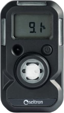Seitron be safe SG O2 - Single Gas Personal Gas Detector, O2 Sensor, 0 - 25%