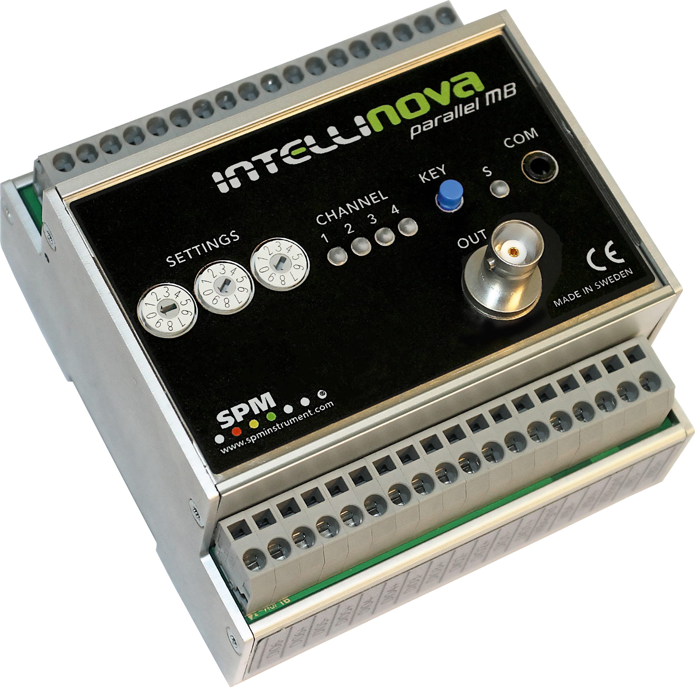 SPM Vibration INO40-1 - Qty 1 INSMB4V Parallel MB Unit with Cabling Mounted in Cabinet
