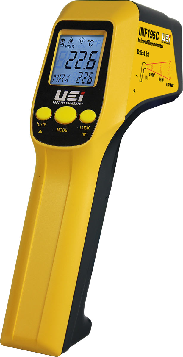UEi INF195C - 12:1 IR Thermometer W/ K-Type Input